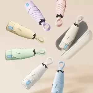 우산 양산 양우산 UV 케이스포함 자동우산 5단 미니 방수 고리형 3단양산