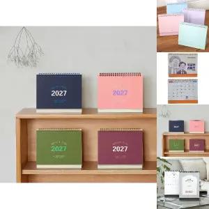 2027 날짜형 캘린더 플래너 2027년/선물/달력/탁상/27년/미니/카렌다/무지/책상/탁상용/데일리/주간/스케줄