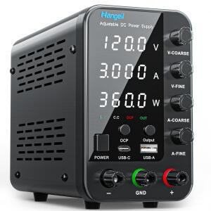 DC 전원 공급 장치 30V 10A 5A 가변 벤치 조정 가능한 실험실 60V 120V 3A 전압
