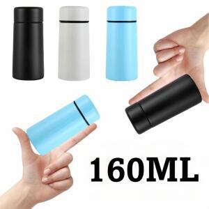 실용적인 미니 보온병 컵 스테인레스 스틸 휴대용 포켓 160ml 용량 커피와 물을위한 소형 워터