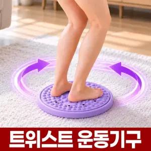발 지압 트위스트 운동 기구 허리 돌리기 옆구리 뱃살 트위스터 스텝 보드 회전판 돌림판