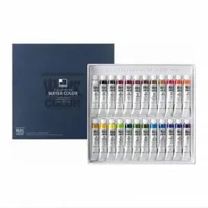 [하프클럽/알티피아]24색 7.5mL 전문가용수채물감 수채화도구 미술용품 수채물감세트 수채화물감