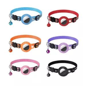 고양이 GPS 커버 목걸이 6color 이지버클 분실 방지 반사 추적 위치 분실방지 미아 강아지