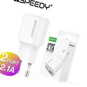 C타입충전기 스피디 2구 분리형 가정용 USB 충전기 어댑터 2.1A
