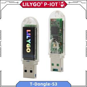 LILYGO T-Dongle-S3 ESP32-S3 동글 0.96 인치 ST7735 LCD 디스플레이 화면 지원 WiFi BLE 숨겨진 TF 카드