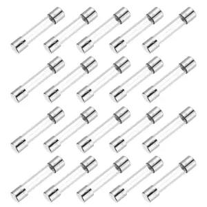 MECCANIXITY 6x30mm 유리 퓨즈 3A 250V 타임 딜레이 슬로우 블로우 UL인증