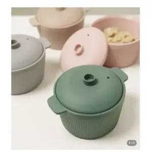 디아르 국내산 실리콘 전자레인지 찜기 계란찜 야채 만두 양배추 라면 용기 돔형 1200ml 1.2L, 1개