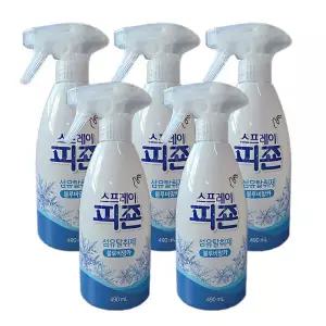 섬유탈취제 블루 490ml X5개 정전기방지 스프레이 피죤