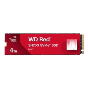 NAS 기기용 웨스턴 디지털 4TB WD 레드 SN700 NVMe 내장 솔리드 스테이트 드라이브 SSD - 3세대 PCIe M.2 2280 최대 3400MB/S WDS400T1R0C
