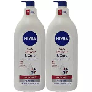 니베아 SOS 리페어 앤 케어 바디로션 591ml X 2개