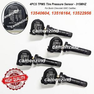 4PCS 13540604 13516164 13522956 TPMS 타이어 압력 센서 315MHZ 캐딜락 ATS CT6 CTS DTS ELR SRX STS XTS