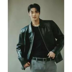 GIORDANO [변우석착용]페이크 레더 자켓 075504 [1color]