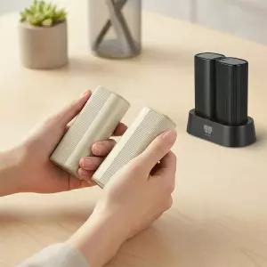 휴대용 USB 전자 충전식 양손 듀얼 미니손난로 핫팩 NAVEE NV46-THW10