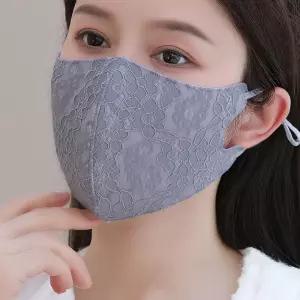 레이스 시스루 기 미 마스크 빨아쓰는 볼마스크 골프 OsV19Dhu