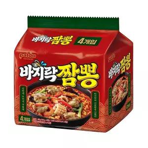 봉지라면 팔도 바지락짬뽕 120g 16개