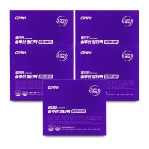 GNM자연의품격 올인원 솔루션 멀티팩 종합비타민 2250mg x 30포 X 5박스 ck