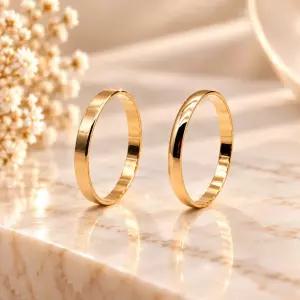 14K 18K(1.125g) 엥게이지 커플링 가족 우정반지 평반지 실반지