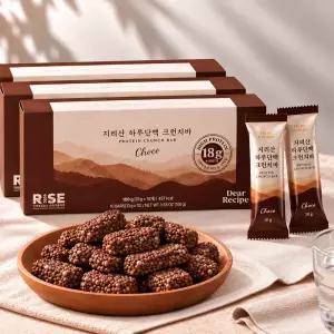 지리산 하루단백질 크런치바 에너지바 x 3박스 (총30개입) 프로틴 현미 간식