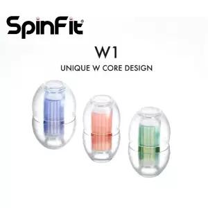 이어캡 이어폰 고무캡 SPINFIT W1 실리콘 튜브 이어 노즐 코어 이중 56MM W자