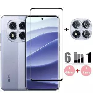 샤오미 레드미 노트 14 프로 5G 강화유리 3D 액정 보호 필름 카메라 렌즈 6in1