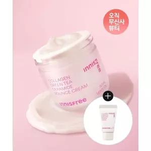 INNISFREE 사은품 증정 콜라겐 그린티 세라마이드 탄력장벽 크림 50mL + 10mL 1개 1041379