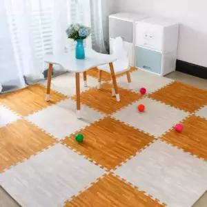 우드패턴 조립매트 30x30cm 16장세트 거실 층간소음 쿠션 퍼즐매트 충격흡수 놀이방 바