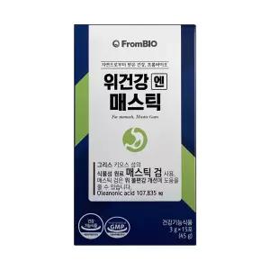프롬바이오 위건강엔 매스틱 3g x 15포 4개 60포