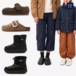 [보리보리/갭 슈즈]26년 FW 겨울 패밀리슈즈 어그 패딩 슬리퍼 방한화 부츠