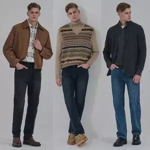 [하프클럽/뱅뱅]뱅뱅 26FW 남성 이중직 기모 라이크라 데님 3종