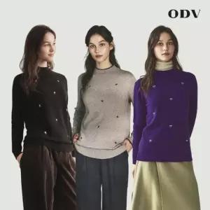 26FW ODV 자수 니트 풀오버 3종