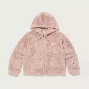 champion 여성 셰르파 풀집업 후리스 자켓 Normal Pink