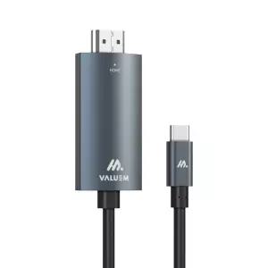 밸류엠 UHD 60hz 4K C타입 to HDMI 미러링 케이블 1m