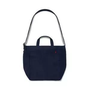 POLO RALPH LAUREN [ 10%]캔버스 쇼퍼 토트 - 네이비