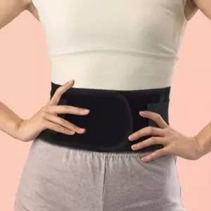 (옵션 단일옵션)무선 온열 찜질기 허리 배 복부 보온 복대 벨트