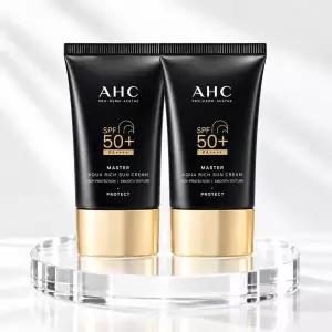 AHC 마스터즈 아쿠아리치 선크림 50ml 1+1 기획
