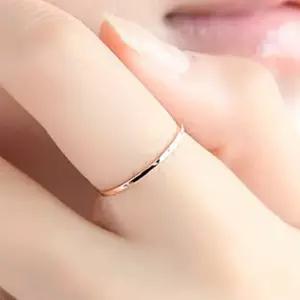 [로이드]로이드 14K 18K 데일리 심플 실반지 LRS21178G
