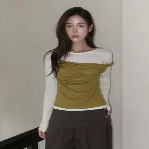 [모어렌] [MADE] 헬리시 레이어드 라운드 티셔츠
