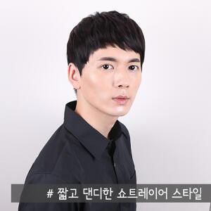 가발닷컴/투블럭위그 쇼트레이어 남자부분가발