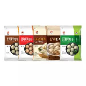 사조 포자만두 180gx6개입 전자레인지 고기 김치만두