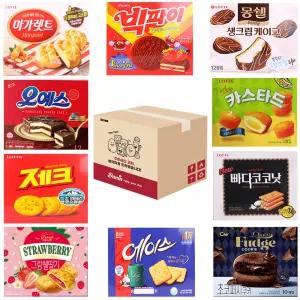 대용량 과자세트 F 꾸러미/종합/학교/사무실/탕비실/어린이날/행사/크리스마스/유치원/간식/선물
