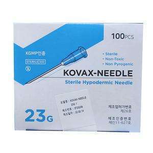 한국백신 일회용 주사침 23g x 1inch 100개입