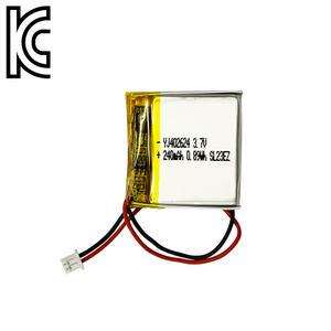 리튬폴리머배터리 KC인증 충전지 YJ402624 240mAh
