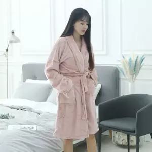 러브핑코 러브핑코 자체제작 인디핑크 극세사 샤워 목욕 가운 나이트가운 호텔 슬립