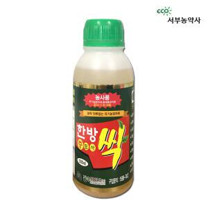 한방싹500ml 진딧물 꽃노랑총채벌레 꽃매미 점박이응애 배추흰나비 먹노린재 귤굴나방 친환경 유기농업자재 살충제 약 딸기 고추 배 배추 복숭아 포도 수박 사과 감귤 벼 오이