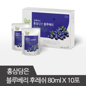 정관장 굿베이스 홍삼담은 블루베리 후레쉬 80ml 10포