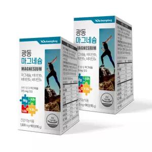 광동 마그네슘 비타민B6 90정 2개 / 6개월분 산화마그네슘 보충