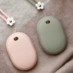 양면발열 충전식 휴대용 손난로 보조배터리 10000mAh 전기 핫팩