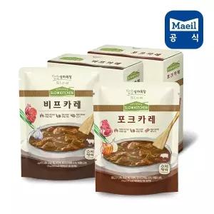 상하목장 슬로우키친 비프+포크카레 170g 3개입 각 1박스(총2박스)