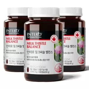 인테로 캐나다 밀크씨슬 3개 (총9개월분) 실리마린