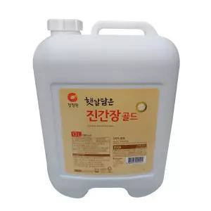 청정원 햇살담은 진간장 골드 13L 말통